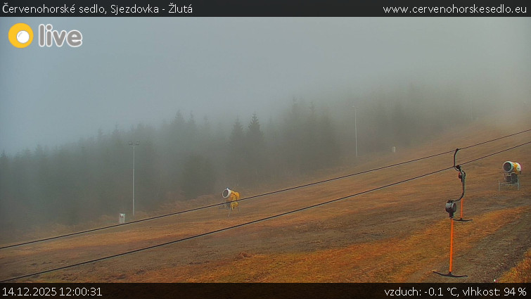 Červenohorské sedlo - Sjezdovka - Žlutá - 14.12.2025 v 12:00