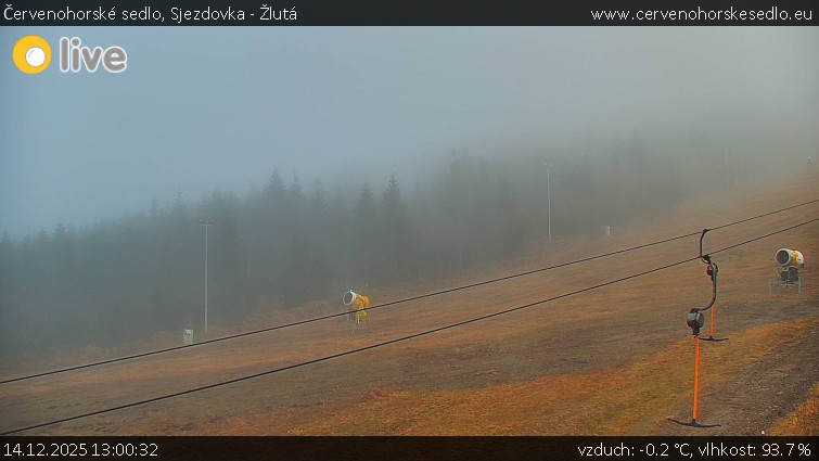 Červenohorské sedlo - Sjezdovka - Žlutá - 14.12.2025 v 13:00