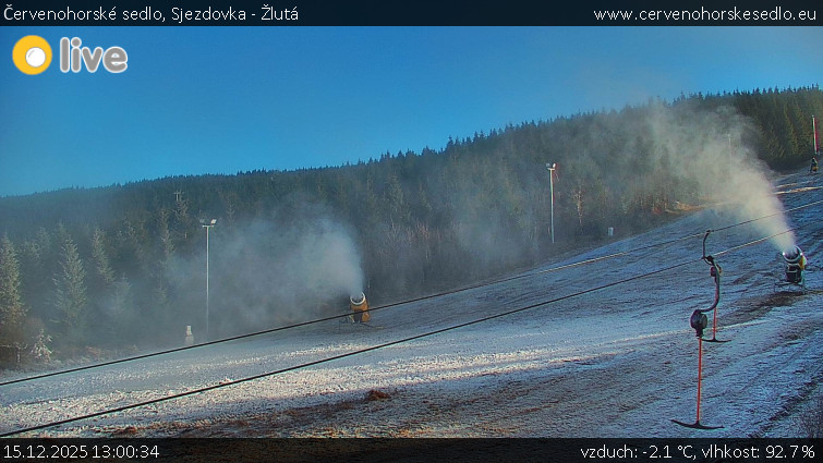 Červenohorské sedlo - Sjezdovka - Žlutá - 15.12.2025 v 13:00