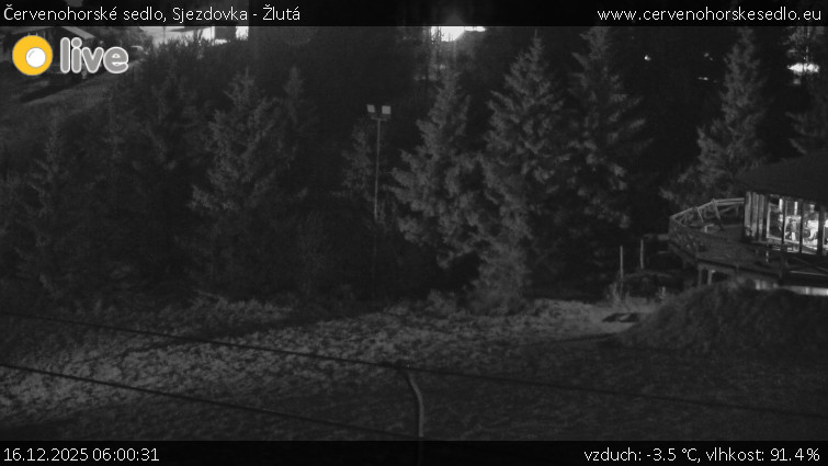 Červenohorské sedlo - Sjezdovka - Žlutá - 16.12.2025 v 06:00