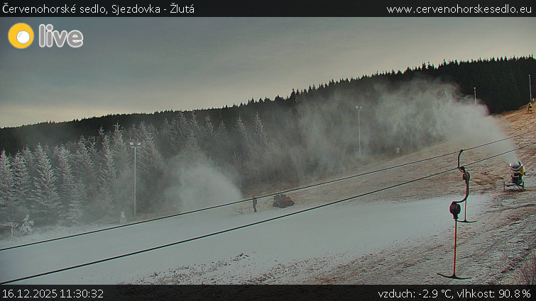 Červenohorské sedlo - Sjezdovka - Žlutá - 16.12.2025 v 11:30