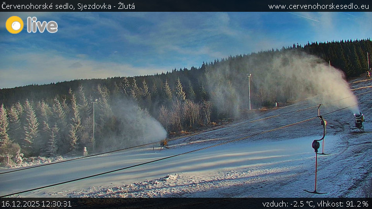 Červenohorské sedlo - Sjezdovka - Žlutá - 16.12.2025 v 12:30