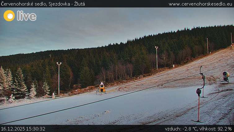 Červenohorské sedlo - Sjezdovka - Žlutá - 16.12.2025 v 15:30