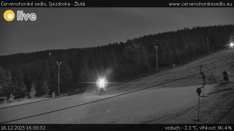 Červenohorské sedlo - Sjezdovka - Žlutá - 16.12.2025 v 16:30