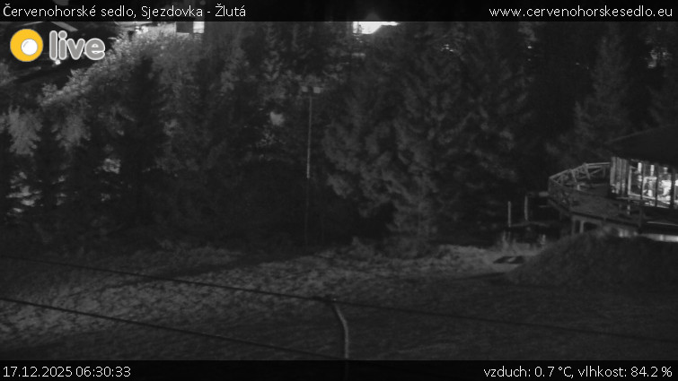 Červenohorské sedlo - Sjezdovka - Žlutá - 17.12.2025 v 06:30