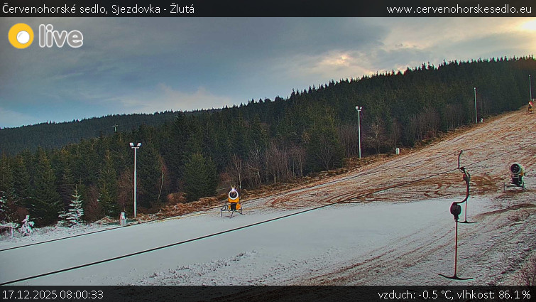Červenohorské sedlo - Sjezdovka - Žlutá - 17.12.2025 v 08:00