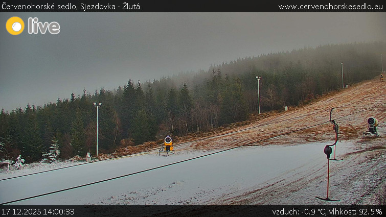 Červenohorské sedlo - Sjezdovka - Žlutá - 17.12.2025 v 14:00