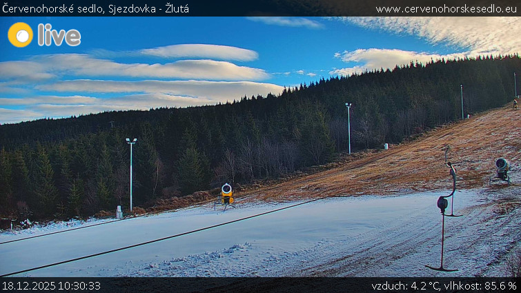 Červenohorské sedlo - Sjezdovka - Žlutá - 18.12.2025 v 10:30