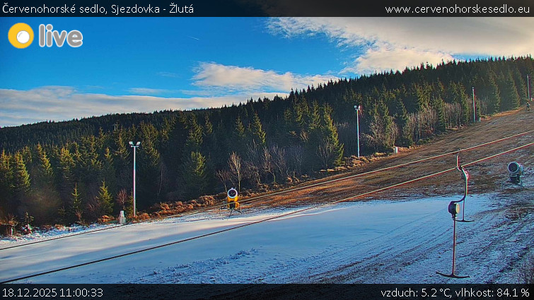 Červenohorské sedlo - Sjezdovka - Žlutá - 18.12.2025 v 11:00