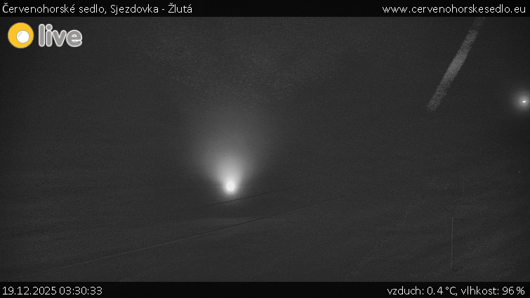 Červenohorské sedlo - Sjezdovka - Žlutá - 19.12.2025 v 03:30