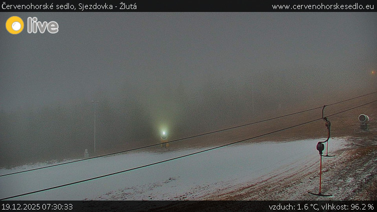 Červenohorské sedlo - Sjezdovka - Žlutá - 19.12.2025 v 07:30