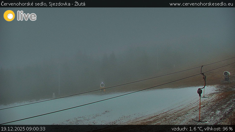 Červenohorské sedlo - Sjezdovka - Žlutá - 19.12.2025 v 09:00