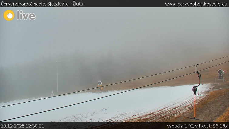 Červenohorské sedlo - Sjezdovka - Žlutá - 19.12.2025 v 12:30