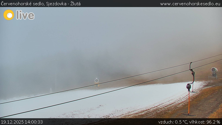 Červenohorské sedlo - Sjezdovka - Žlutá - 19.12.2025 v 14:00