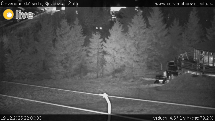 Červenohorské sedlo - Sjezdovka - Žlutá - 19.12.2025 v 22:00