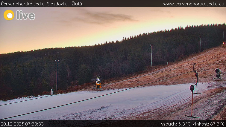 Červenohorské sedlo - Sjezdovka - Žlutá - 20.12.2025 v 07:30