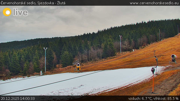 Červenohorské sedlo - Sjezdovka - Žlutá - 20.12.2025 v 14:00
