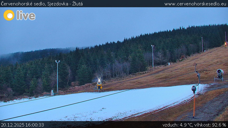 Červenohorské sedlo - Sjezdovka - Žlutá - 20.12.2025 v 16:00