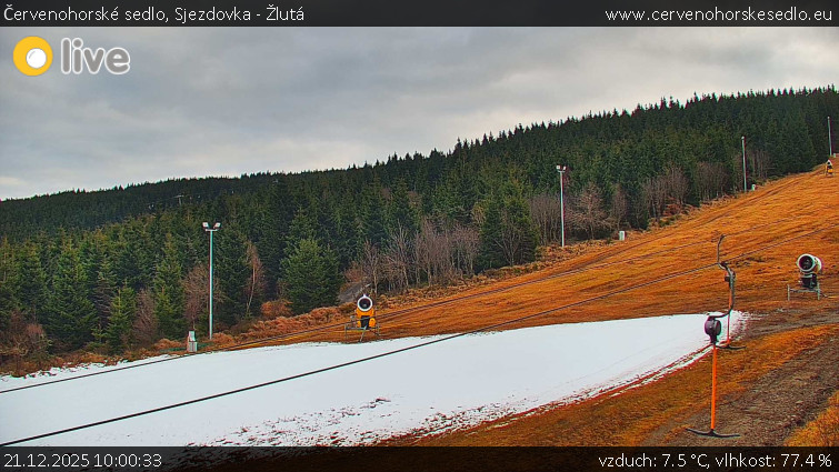 Červenohorské sedlo - Sjezdovka - Žlutá - 21.12.2025 v 10:00