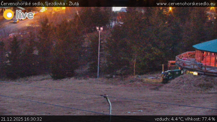 Červenohorské sedlo - Sjezdovka - Žlutá - 21.12.2025 v 16:30