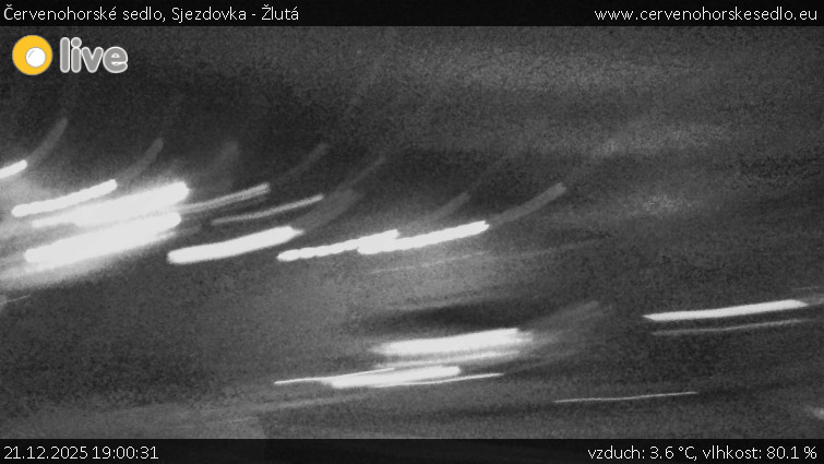 Červenohorské sedlo - Sjezdovka - Žlutá - 21.12.2025 v 19:00