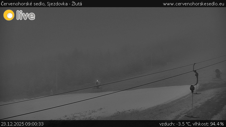 Červenohorské sedlo - Sjezdovka - Žlutá - 23.12.2025 v 09:00