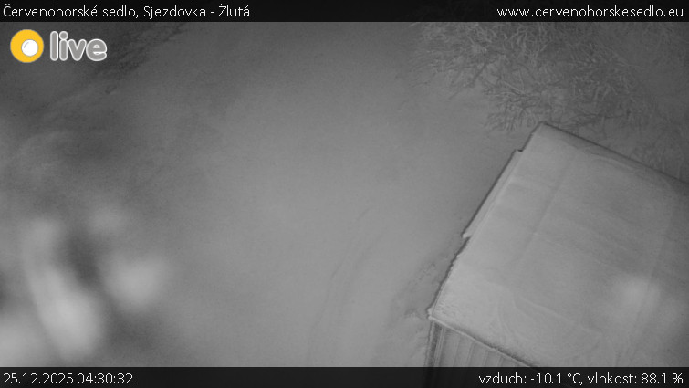 Červenohorské sedlo - Sjezdovka - Žlutá - 25.12.2025 v 04:30