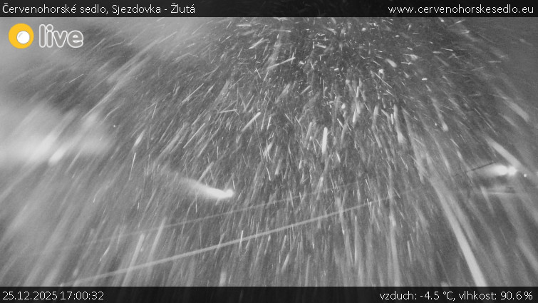 Červenohorské sedlo - Sjezdovka - Žlutá - 25.12.2025 v 17:00