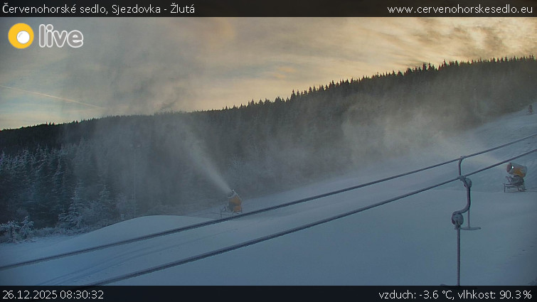 Červenohorské sedlo - Sjezdovka - Žlutá - 26.12.2025 v 08:30