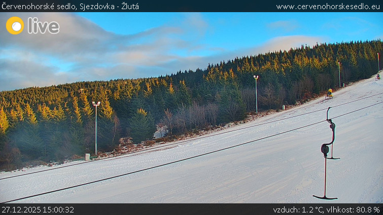 Červenohorské sedlo - Sjezdovka - Žlutá - 27.12.2025 v 15:00