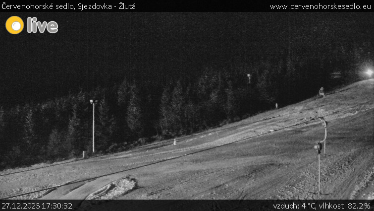 Červenohorské sedlo - Sjezdovka - Žlutá - 27.12.2025 v 17:30