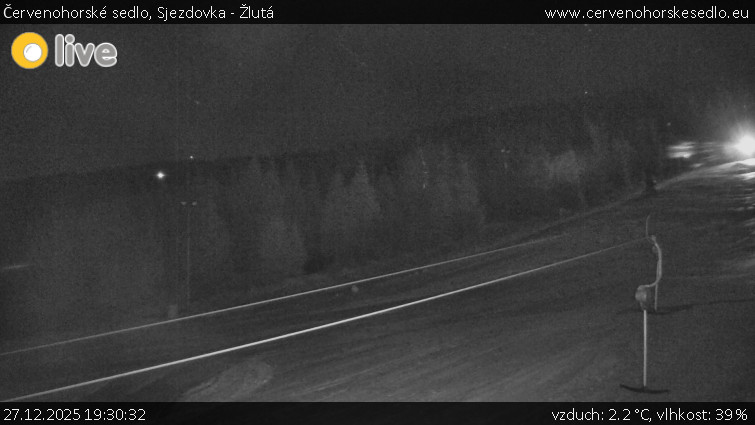 Červenohorské sedlo - Sjezdovka - Žlutá - 27.12.2025 v 19:30