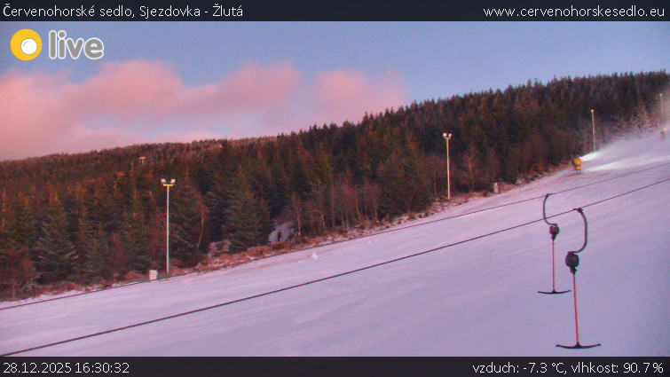 Červenohorské sedlo - Sjezdovka - Žlutá - 28.12.2025 v 16:30