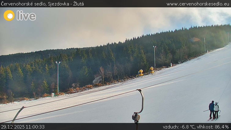 Červenohorské sedlo - Sjezdovka - Žlutá - 29.12.2025 v 11:00