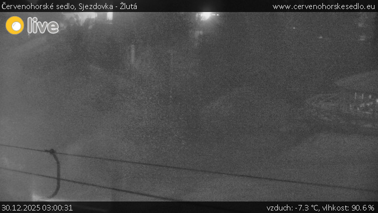 Červenohorské sedlo - Sjezdovka - Žlutá - 30.12.2025 v 03:00