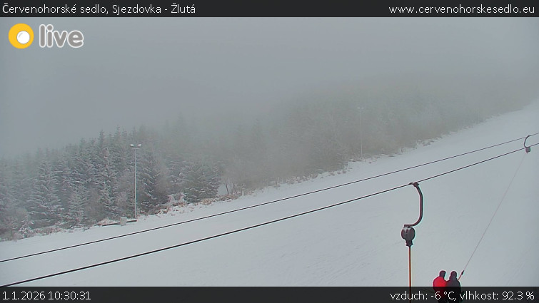 Červenohorské sedlo - Sjezdovka - Žlutá - 1.1.2026 v 10:30