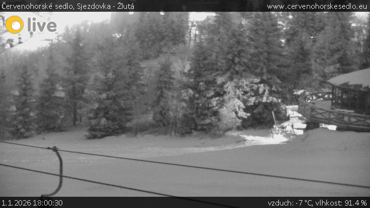 Červenohorské sedlo - Sjezdovka - Žlutá - 1.1.2026 v 18:00