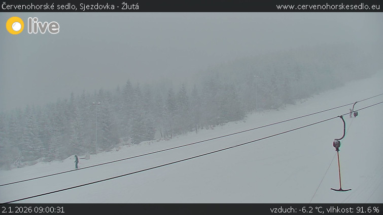 Červenohorské sedlo - Sjezdovka - Žlutá - 2.1.2026 v 09:00