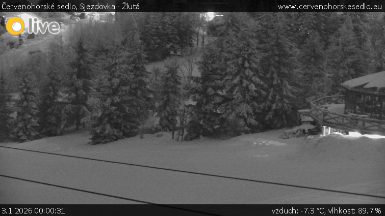 Červenohorské sedlo - Sjezdovka - Žlutá - 3.1.2026 v 00:00