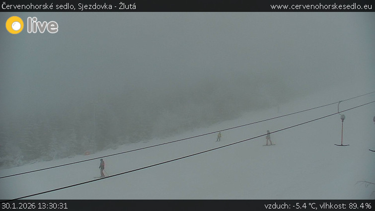Červenohorské sedlo - Sjezdovka - Žlutá - 30.1.2026 v 13:30