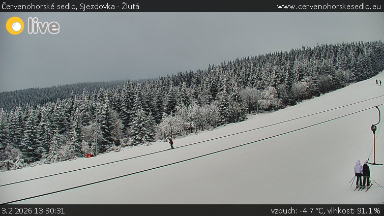 Červenohorské sedlo - Sjezdovka - Žlutá - 3.2.2026 v 13:30