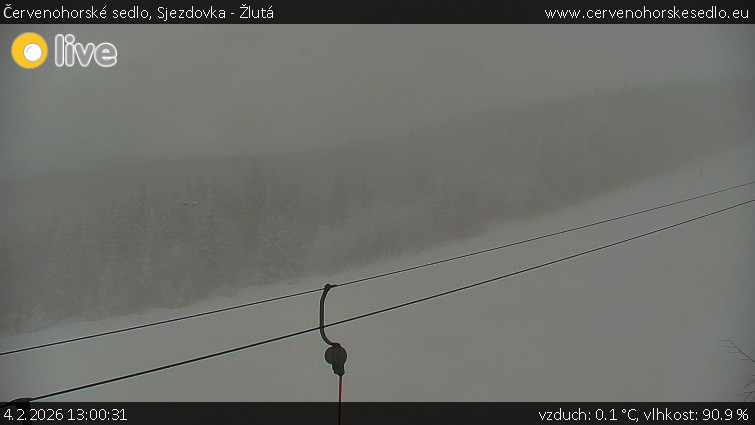 Červenohorské sedlo - Sjezdovka - Žlutá - 4.2.2026 v 13:00