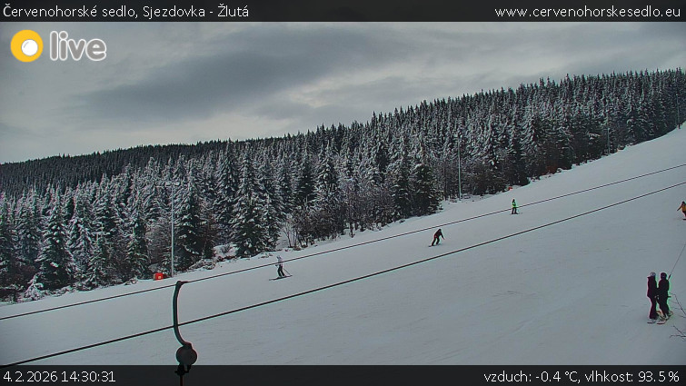 Červenohorské sedlo - Sjezdovka - Žlutá - 4.2.2026 v 14:30