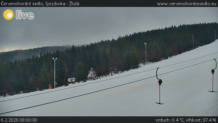 Červenohorské sedlo - Sjezdovka - Žlutá - 6.2.2026 v 08:00