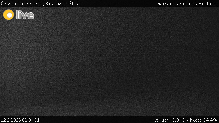 Červenohorské sedlo - Sjezdovka - Žlutá - 12.2.2026 v 01:00