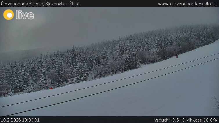 Červenohorské sedlo - Sjezdovka - Žlutá - 18.2.2026 v 10:00