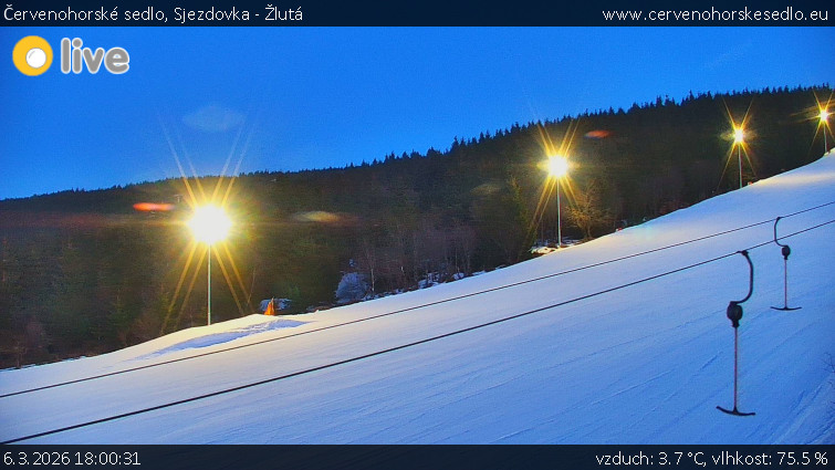 Červenohorské sedlo - Sjezdovka - Žlutá - 6.3.2026 v 18:00