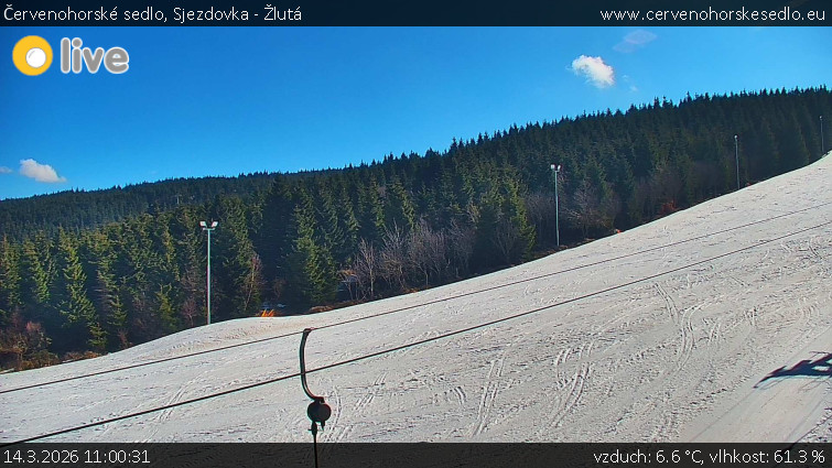 Červenohorské sedlo - Sjezdovka - Žlutá - 14.3.2026 v 11:00