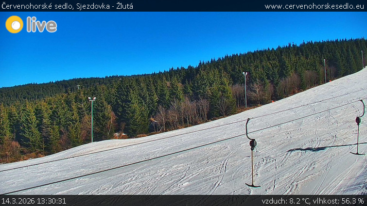 Červenohorské sedlo - Sjezdovka - Žlutá - 14.3.2026 v 13:30