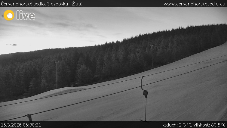 Červenohorské sedlo - Sjezdovka - Žlutá - 15.3.2026 v 05:30